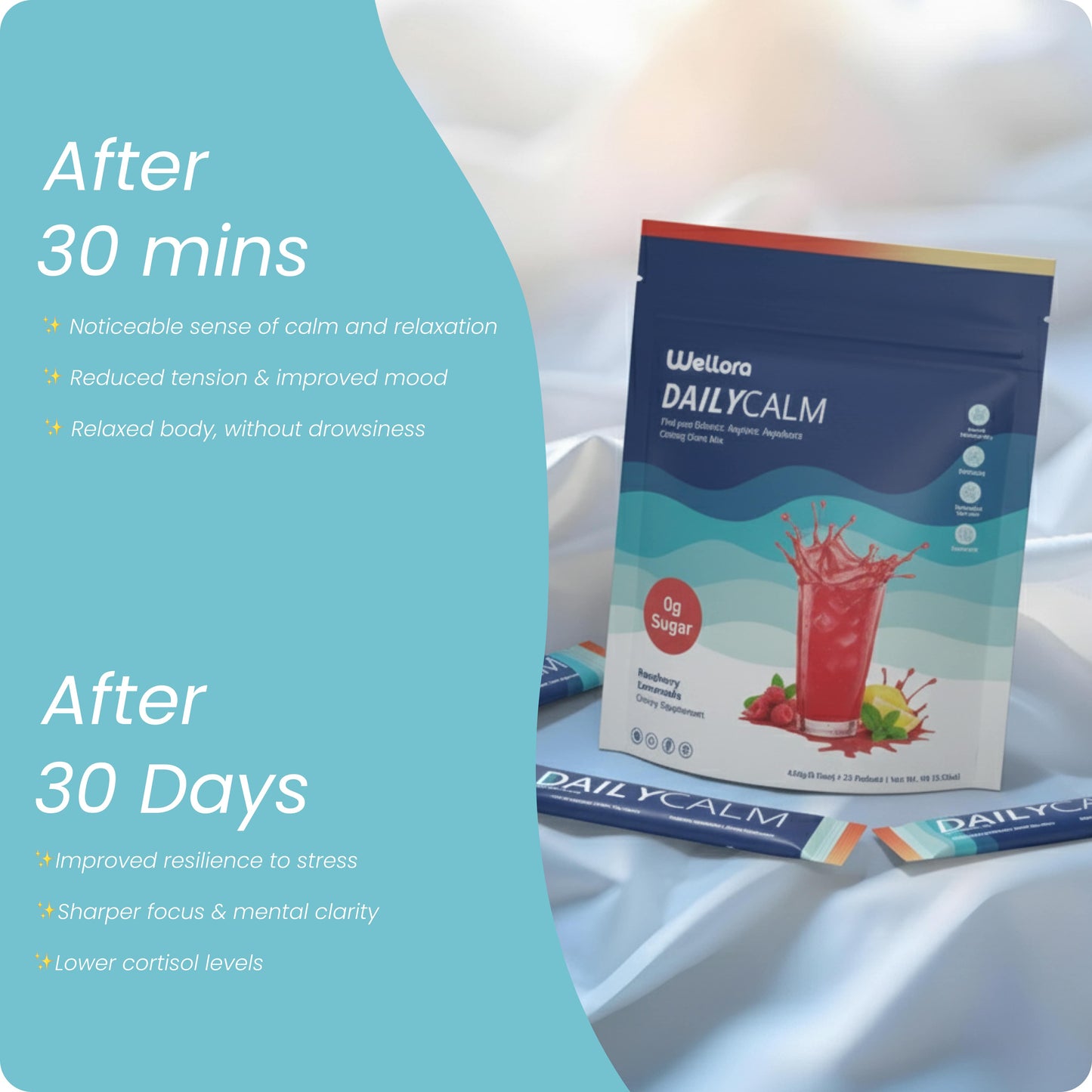 DrinkWellora™ Dailycalm Drink Mix
